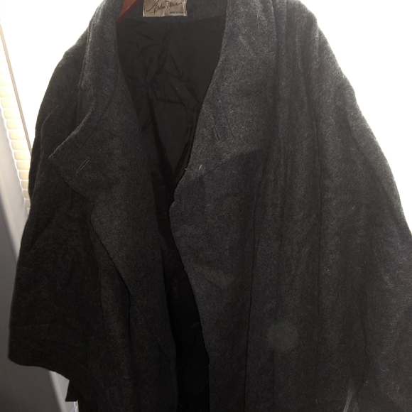 Andrea Marin wool blazer cape coat - Picture 3 of 4